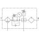 Блок подготовки воздуха Festo FRC-1/2-D-DI-MAXI-KB-A