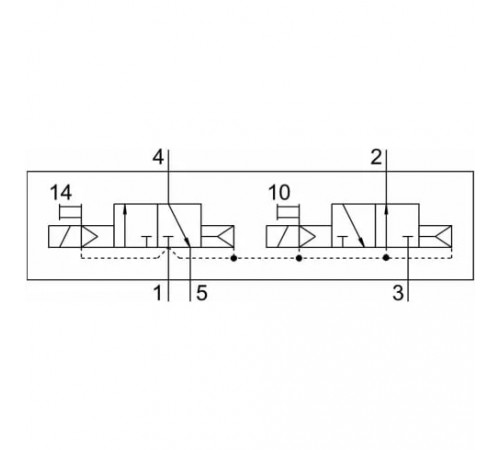 Распределитель с электромагнитным управлением Festo VSVA-B-T32H-AH-A2-1R2L