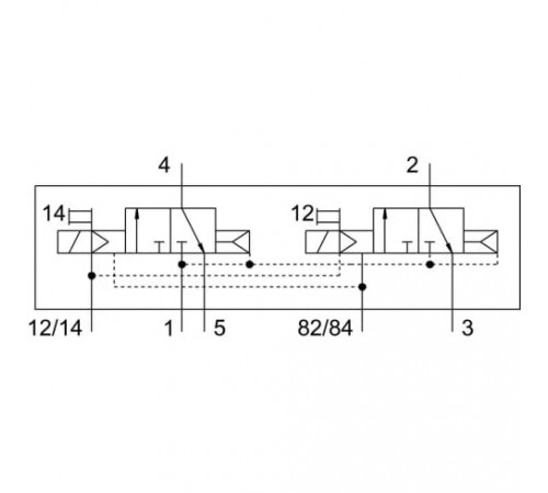 Распределитель с электромагнитным управлением Festo CDVI5.0-MT2H-2X3GLS