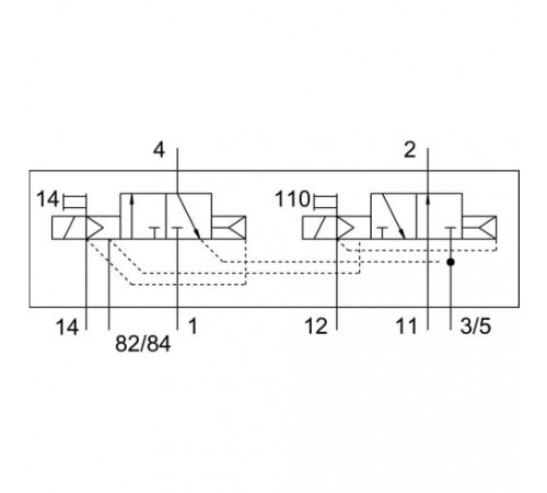 Распределитель с электромагнитным управлением Festo CPV10-M1H-3OLS-3GLS-K-M7