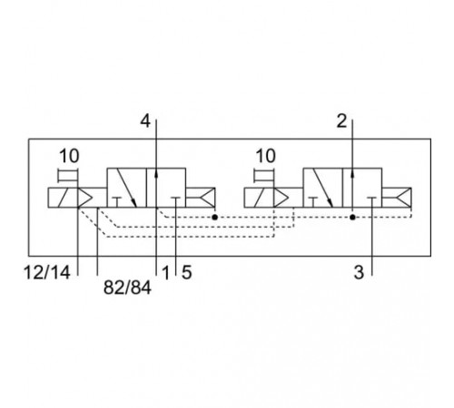 Распределитель с электромагнитным управлением Festo CDVI5.0-MT2H-2X3OLS