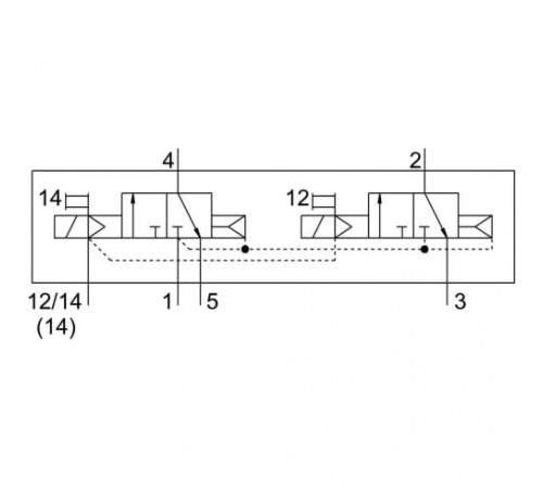 Распределитель с электромагнитным управлением Festo VSVA-B-T32C-AZH-A1-1R2L