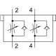 Дроссель с обратным клапаном Festo CPV10-BS-2XGRAZ-M7