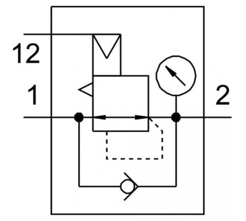 Регулятор давления Festo MS12-LR-G-PO