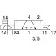 Распределитель с электромагнитным управлением Festo CPV10-M1H-5LS-M7-B-EX