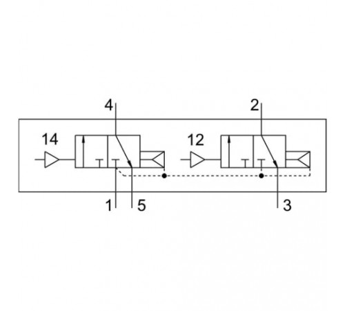 Распределитель с пневматическим управлением Festo VSPA-B-T32C-A2