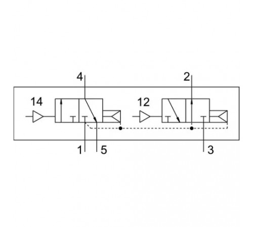 Распределитель с пневматическим управлением Festo VSPA-B-T32H-A2