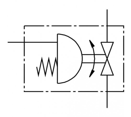 Шаровой кран с приводом Festo VZBM-A-3/8-RP-40-D-2-B2-PB20 Ру40 Ду10 (PN40 DN10)