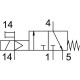 Распределитель с электромагнитным управлением Festo VUVB-ST12-M32C-MZD-QX-D-1T1