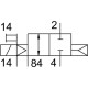 Распределитель с электромагнитным управлением Festo CDVI5.0-MT2H-1X2GLS-EXT