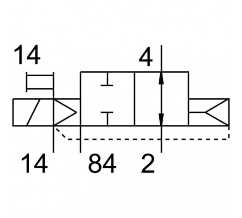 Распределитель с электромагнитным управлением Festo CDVI5.0-MT2H-1X2OLS-EXT