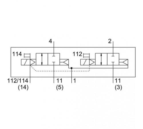Распределитель с электромагнитным управлением Festo VSVA-B-T22CV-AZD-A2-1T1L
