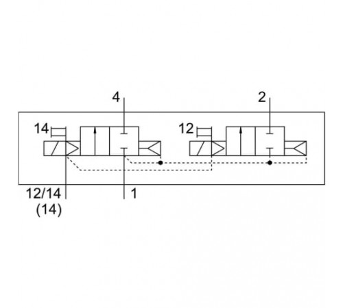 Распределитель с электромагнитным управлением Festo VSVA-B-T22C-AZTR-D2-1T1L