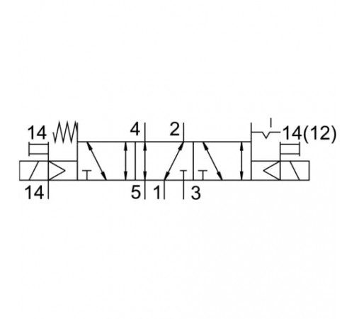 Распределитель с электромагнитным управлением Festo VSVA-B-P53AD-ZD-A2-1T1L