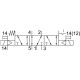 Распределитель с электромагнитным управлением Festo VSVA-B-P53AD-ZD-A2-1T1L
