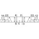 Распределитель с электромагнитным управлением Festo VUVG-L18-P53E-T-G14-1P3