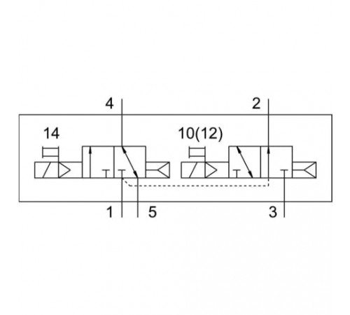 Распределитель с электромагнитным управлением Festo VUVG-L18-T32H-AT-G14-1P3