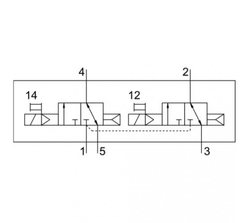 Распределитель с электромагнитным управлением Festo VUVG-LK10-T32C-AT-M5-1R8L-S