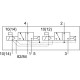 Распределитель с электромагнитным управлением Festo VUVG-S14-T32U-AZT-G18-1T1L