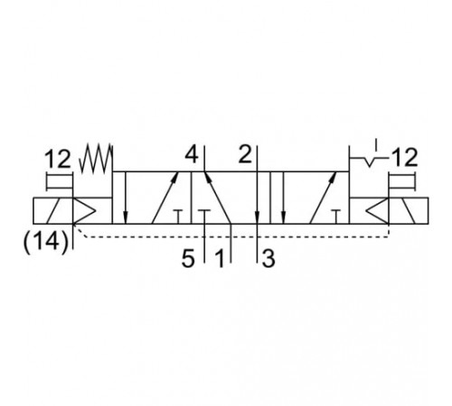 Распределитель с электромагнитным управлением Festo VSVA-B-P53BD-ZD-A1-1T1L