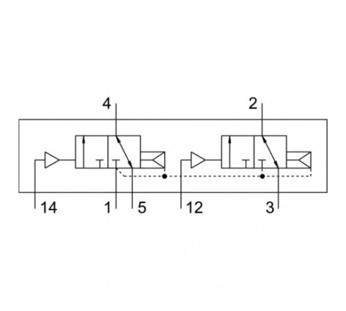 Распределитель с пневматическим управлением Festo VUWG-L10-T32C-A-M5
