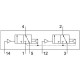 Распределитель с пневматическим управлением Festo VUWG-L10-T32C-A-M5