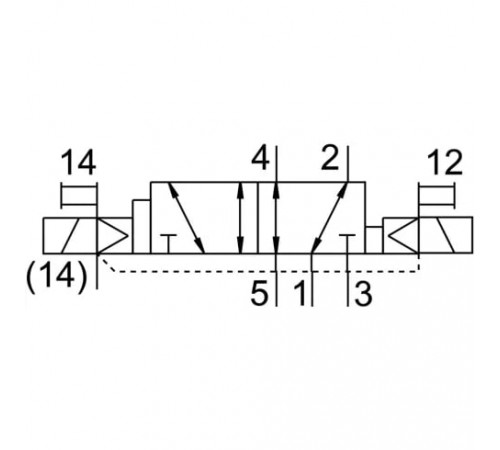 Распределитель с электромагнитным управлением Festo VSVA-B-D52-ZH-A2-1C1