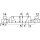 Распределитель с электромагнитным управлением Festo VSVA-B-D52-ZH-A2-1C1