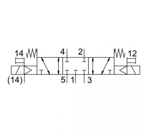 Распределитель с электромагнитным управлением Festo VSVA-B-P53C-ZD-A1-1T1L