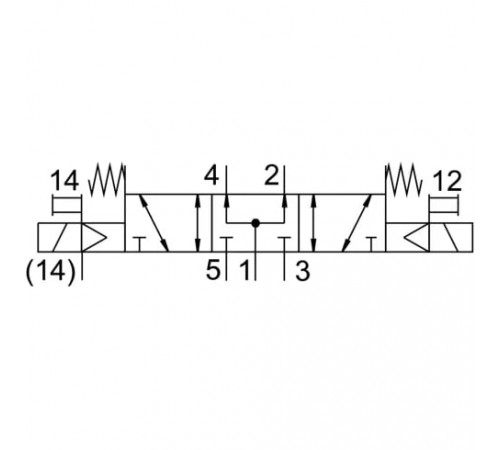 Распределитель с электромагнитным управлением Festo VSVA-B-P53U-ZH-D2-1T1L