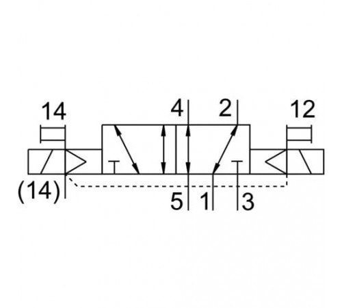 Распределитель с электромагнитным управлением Festo VSVA-B-B52-ZD-D2-2AT1L