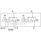 Распределитель с электромагнитным управлением Festo VUVG-S18-T32C-MZT-G14-1T1L