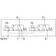 Распределитель с электромагнитным управлением Festo VUVG-L18-T32C-MZT-G14-1P3