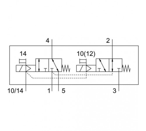 Распределитель с электромагнитным управлением Festo VUVG-L14-T32H-MZT-G18-1P3
