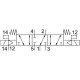 Распределитель с электромагнитным управлением Festo VSVA-B-P53F-ZD-D1-1T1L