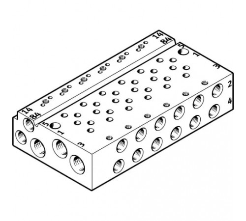 Коллектор Festo VABM-L1-10AW-M7-6