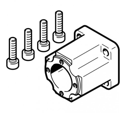Корпус муфты Festo EAMK-A-D19-28D