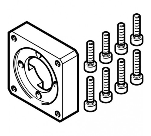 Фланец электродвигателя Festo EAMF-A-28D-40A