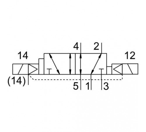 Распределитель с электромагнитным управлением Festo VSVA-B-D52-Z-A1-1T1L