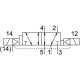 Распределитель с электромагнитным управлением Festo VSVA-B-D52-Z-A1-1T1L