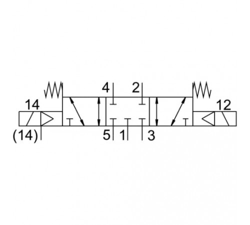 Распределитель с электромагнитным управлением Festo VSVA-B-P53C-Z-D1-1T1L