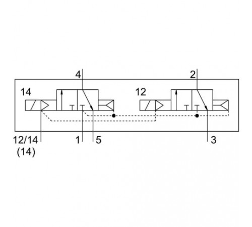 Распределитель с электромагнитным управлением Festo VSVA-B-T32C-AZ-A1-1T1L