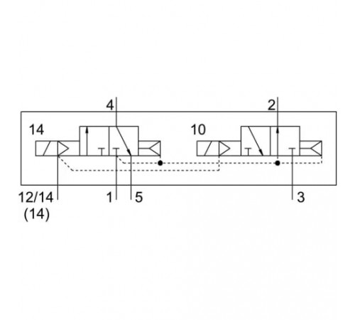 Распределитель с электромагнитным управлением Festo VSVA-B-T32H-AZ-A1-1T1L