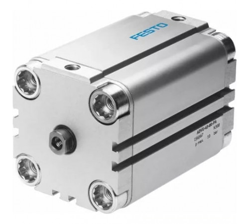 Компактный пневмоцилиндр Festo ADVU-100-20-P-A-S6