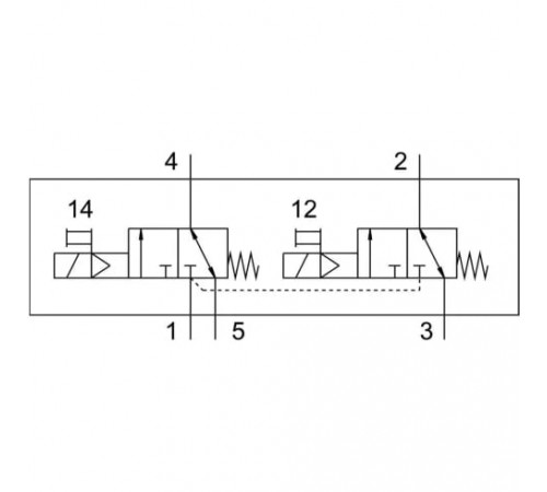 Распределитель с электромагнитным управлением Festo VUVG-L18-T32C-MT-G14-1P3