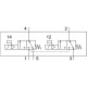 Распределитель с электромагнитным управлением Festo VUVG-L18-T32C-MT-G14-1P3