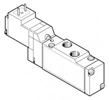 Распределитель с электромагнитным управлением Festo MEH-5/2-1/8-P-S-B