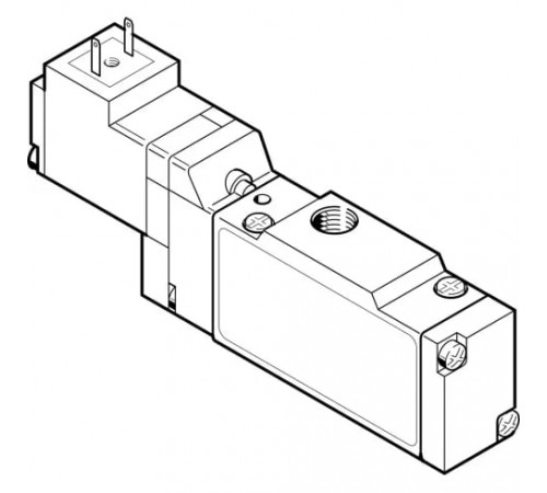 Распределитель с электромагнитным управлением Festo MEH-3/2-1/8-P-B