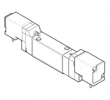 Распределитель с электромагнитным управлением Festo MEH-5/3E-5,0-I-B