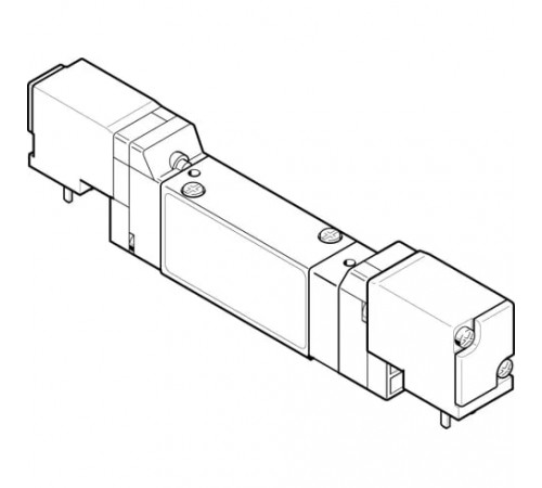 Распределитель с электромагнитным управлением Festo MEH-5/3E-5,0-I-B